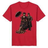 Steampunk-Paar mit Oktopus - Organic Basic Shirt