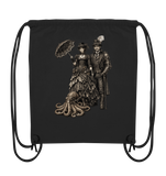 Steampunk-Paar mit Oktopus (sw) - Organic Gym-Bag