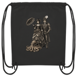 Steampunk-Paar mit Oktopus (sw) - Organic Gym-Bag