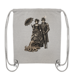 Steampunk-Paar mit Oktopus (sw) - Organic Gym-Bag
