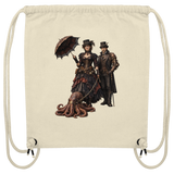 Steampunk-Paar mit Oktopus - Organic Gym-Bag