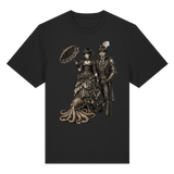 Steampunk-Paar mit Oktopus (sw) - Organic Heavy Shirt