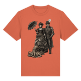 Steampunk-Paar mit Oktopus (sw) - Organic Heavy Shirt