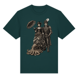 Steampunk-Paar mit Oktopus (sw) - Organic Heavy Shirt