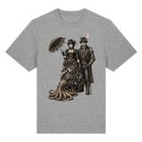 Steampunk-Paar mit Oktopus (sw) - Organic Heavy Shirt