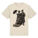 Steampunk-Paar mit Oktopus (sw) - Organic Heavy Shirt
