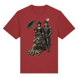 Steampunk-Paar mit Oktopus (sw) - Organic Heavy Shirt