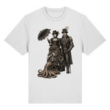 Steampunk-Paar mit Oktopus (sw) - Organic Heavy Shirt