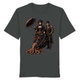 Steampunk-Paar mit Oktopus - Organic Shirt