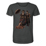 Steampunk-Paar mit Oktopus - Organic Shirt