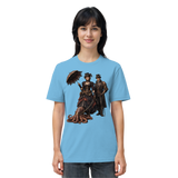 Steampunk-Paar mit Oktopus - Organic Shirt