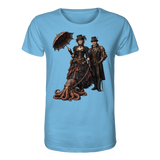 Steampunk-Paar mit Oktopus - Organic Shirt