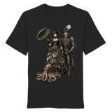 Steampunk-Paar mit Oktopus (sw) - Organic Shirt