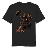 Steampunk-Paar mit Oktopus - Organic Shirt