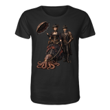 Steampunk-Paar mit Oktopus - Organic Shirt