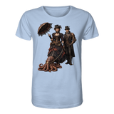 Steampunk-Paar mit Oktopus - Organic Shirt
