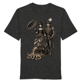 Steampunk-Paar mit Oktopus (sw) - Organic Shirt