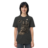 Steampunk-Paar mit Oktopus (sw) - Organic Shirt