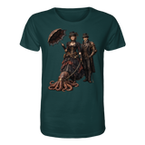 Steampunk-Paar mit Oktopus - Organic Shirt