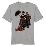 Steampunk-Paar mit Oktopus - Organic Shirt