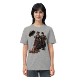 Steampunk-Paar mit Oktopus - Organic Shirt