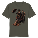 Steampunk-Paar mit Oktopus - Organic Shirt