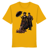 Steampunk-Paar mit Oktopus - Organic Shirt