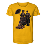 Steampunk-Paar mit Oktopus - Organic Shirt