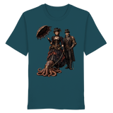 Steampunk-Paar mit Oktopus - Organic Shirt