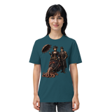 Steampunk-Paar mit Oktopus - Organic Shirt