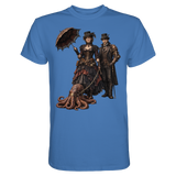 Steampunk-Paar mit Oktopus - Premium Classic T-Shirt
