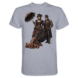 Steampunk-Paar mit Oktopus - Premium Classic T-Shirt