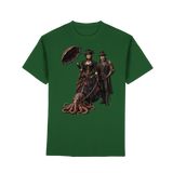 Steampunk-Paar mit Oktopus - Premium Classic T-Shirt