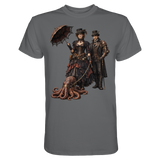 Steampunk-Paar mit Oktopus - Premium Classic T-Shirt