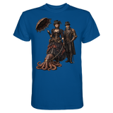 Steampunk-Paar mit Oktopus - Premium Classic T-Shirt