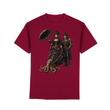 Steampunk-Paar mit Oktopus - Premium Classic T-Shirt