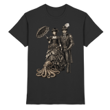 Steampunk-Paar mit Oktopus (sw) - Premium Shirt