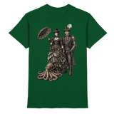 Steampunk-Paar mit Oktopus (sw) - Premium Shirt