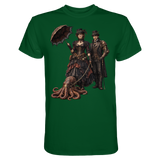 Steampunk-Paar mit Oktopus - Premium Shirt