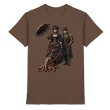 Steampunk-Paar mit Oktopus - Premium Shirt