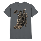 Steampunk-Paar mit Oktopus (sw) - Premium Shirt