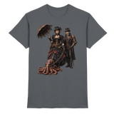 Steampunk-Paar mit Oktopus - Premium Shirt