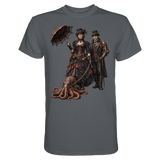 Steampunk-Paar mit Oktopus - Premium Shirt