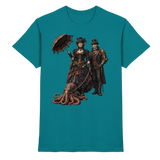 Steampunk-Paar mit Oktopus - Premium Shirt