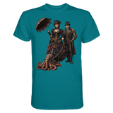 Steampunk-Paar mit Oktopus - Premium Shirt