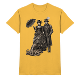 Steampunk-Paar mit Oktopus (sw) - Premium Shirt