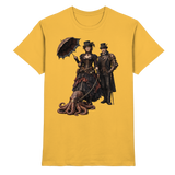 Steampunk-Paar mit Oktopus - Premium Shirt