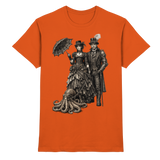 Steampunk-Paar mit Oktopus (sw) - Premium Shirt
