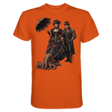 Steampunk-Paar mit Oktopus - Premium Shirt