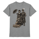 Steampunk-Paar mit Oktopus (sw) - Premium Shirt